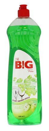The Big Value Washing Up Liquid Apple 1L