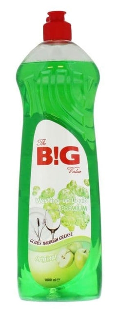 The Big Value Washing Up Liquid Apple 1L
