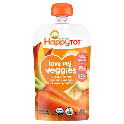 Happy Tot Veggies Veggie Pouch 4.22oz