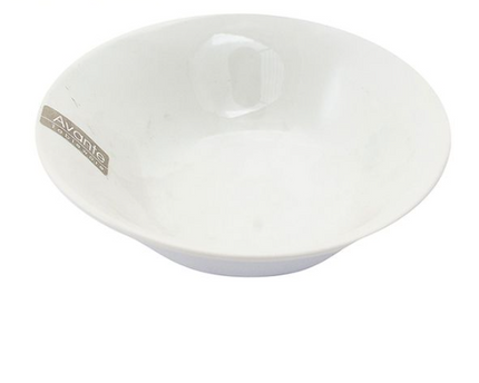 Plain White Salad Bowl