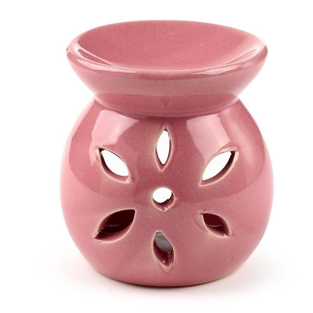 Ceramic Petal Cut Out Oil Burner