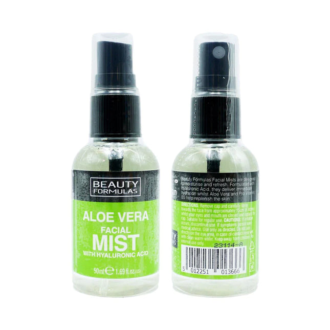 Beauty Formulas Aloe Vera Facial Mist 50ml