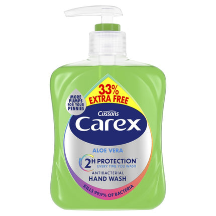 Carex Aloe Vera Antibacterial Hand Wash 333ml