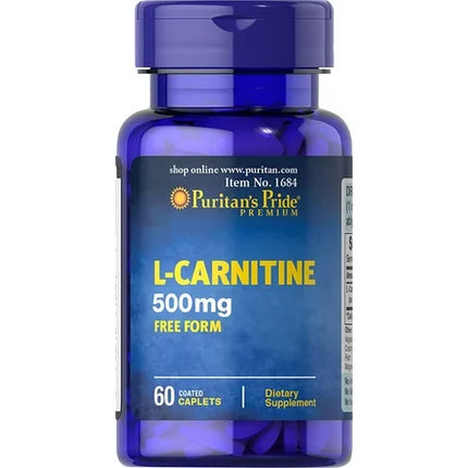 Puritan's Pride L- Carnitine 500mg Caplets 60's