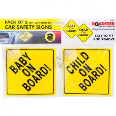 Roadster Car Safety Signs