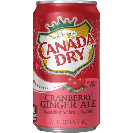 Canada Dry Ginger Ale Cranberry 7.5oz