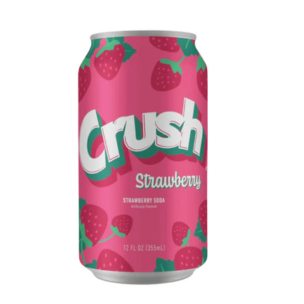 Crush Strawberry Soda 12oz