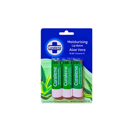 Curalene Lip Balm Aloe Vera 3pk (Single)