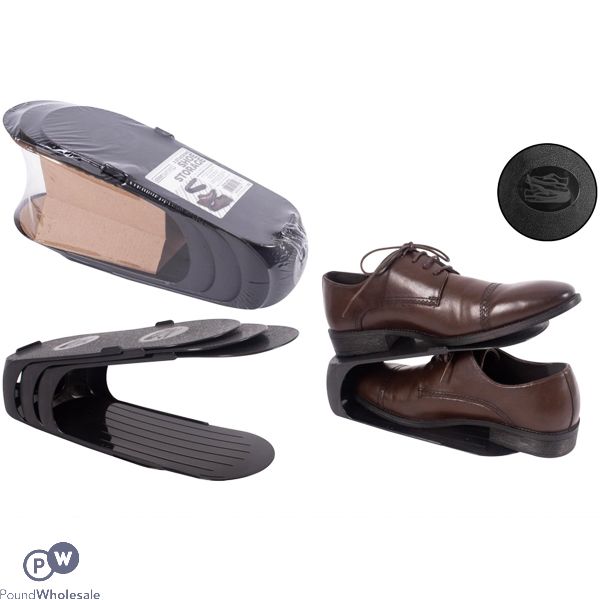 D CLUTTER BLACK STORAGE STACKERS