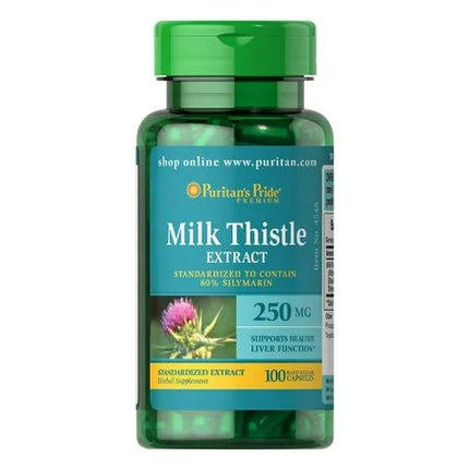 Puritan's Pride Milk Thistle Extract Capsules 250mg 100's