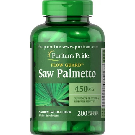 Puritan's Pride Saw Palmetto Capsules Rapid Release 200's