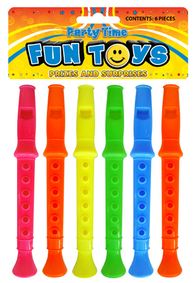 Party Time Fun Toys Flute 6pc
