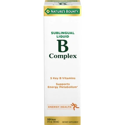 Nature's Bounty Sublingual Liquid B Complex 2oz