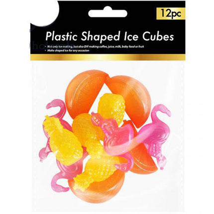 D I D Plastic Shaped Ice Cubes 12pk