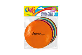 Cre8 Glossy Paper Circle Shapes 80shts