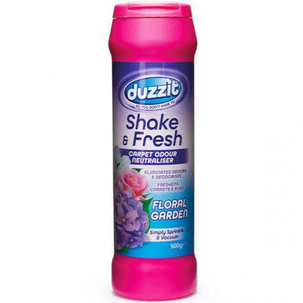 Duzzit Shake & Fresh Carpet Neutraliser Floral Garden 500g