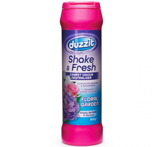 Duzzit Shake & Fresh Carpet Neutraliser Floral Garden 500g