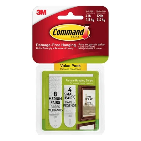 3M Command Strips 12ct