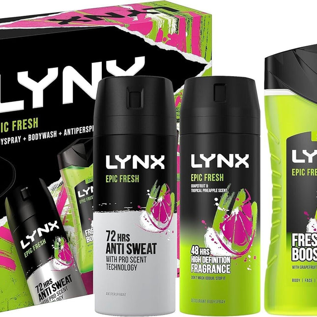 Lynx Trio Epic Fresh Gift Set