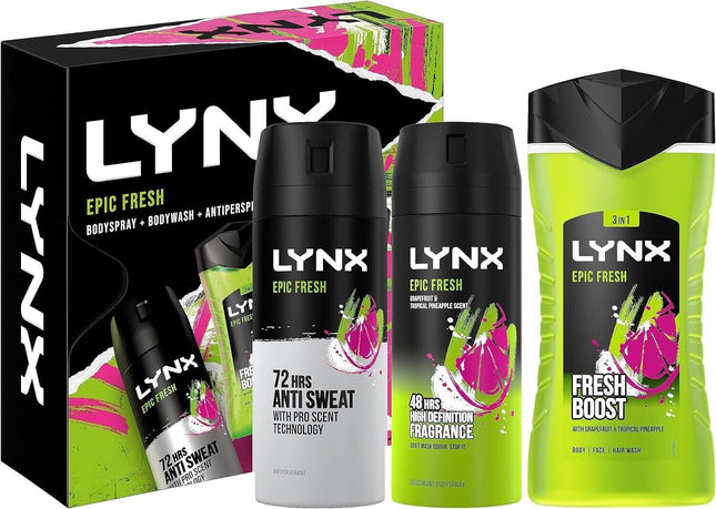 Lynx Trio Epic Fresh Gift Set