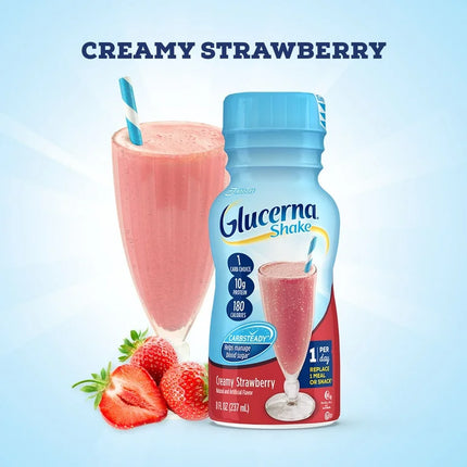 Glucerna Creamy Strawberry 8floz