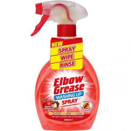 Elbow Grease Apple & Cinnamon Washing Up Spray 500ml