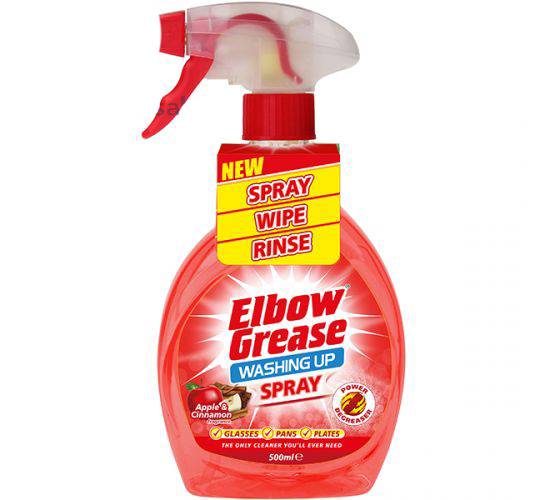 Elbow Grease Apple & Cinnamon Washing Up Spray 500ml