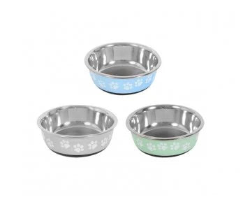 SMART CHOICE ANTI SKID PAW PRINT PET BOWL 1000ML