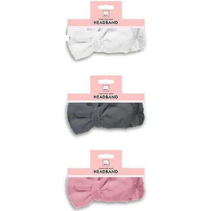FOREVER BEAUTIFUL TOWELIG BOW WRAP