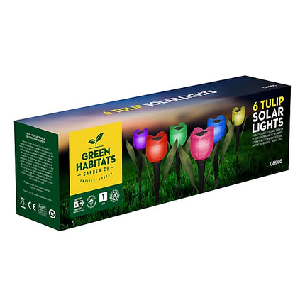 Green Habitats Solar Lights 6pk