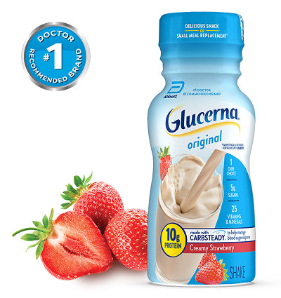 Glucerna Creamy Strawberry 8floz