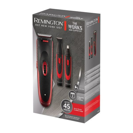 Remington The Works Hair Clipper Set 3pc