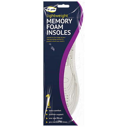 Kingsole Memory Foam Insoles 1pr