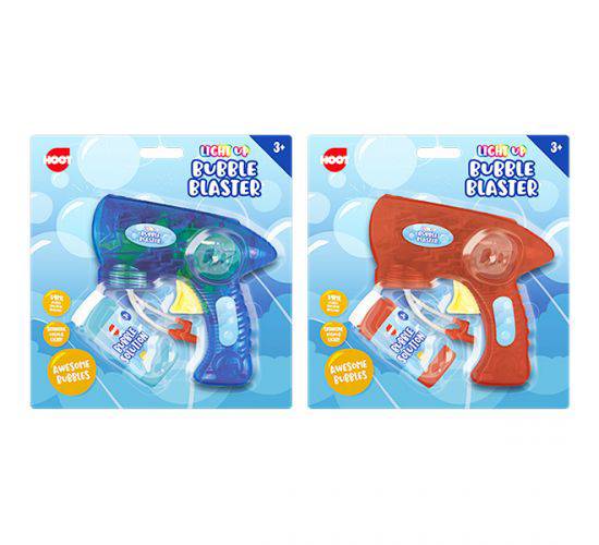 Hoot Battery-Operated Light Up Bubble Blaster