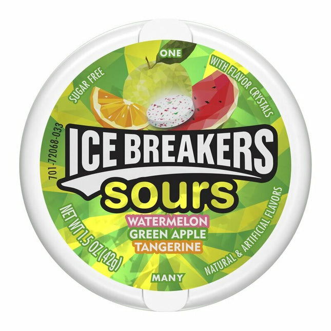 Ice Breakers Sours Fruit Watermelon 1.5oz