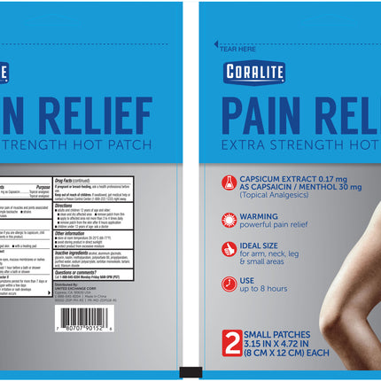 Coralite Pain Relief Extra Strength Hot Patch