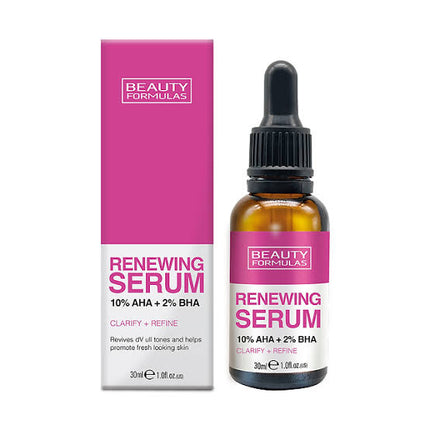 Beauty Formulas Renewing AHA + BHA Serum 30ml