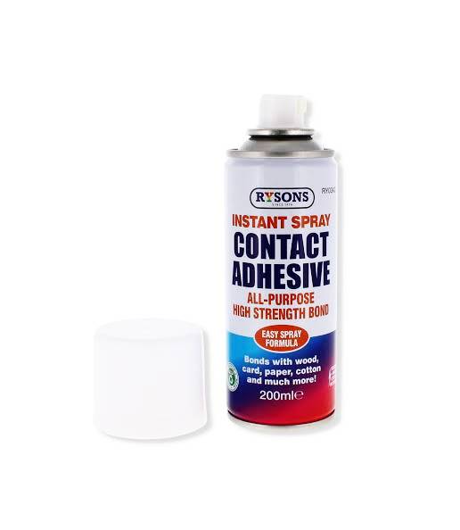 RYSONS INSTANT SPRAY CONTACT ADHESIVE