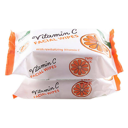 XBC VITAMIN C FACE WIPES TWIN PACK