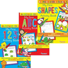 My First Activity Book Asst (123 ABC Shapes)