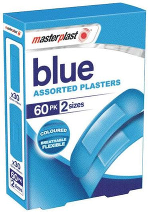 Masterplast Blue Plasters 60pk