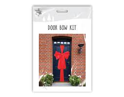 Christmas Festive Door Bow Kit Asst Colours