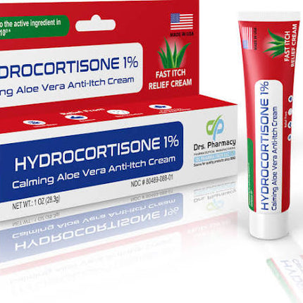 Drs. Pharmacy Hydrocortisone Cream 1% Anti-Itch 1oz