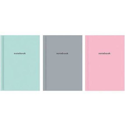 Just Stationery A4 Pastel Hardback Ruled Notebook T6796