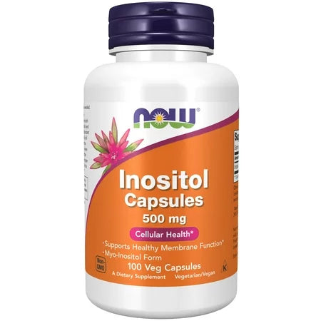 Now Inositol Capsules 500mg Caps 100s