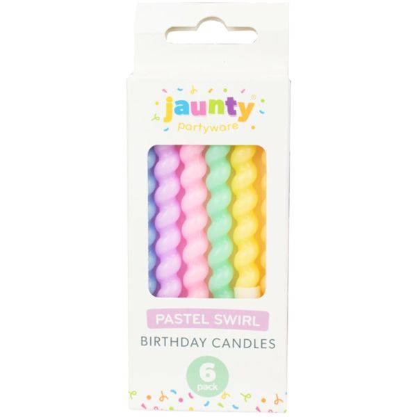 Jaunty Colourful Sprinkles Number Candle 1pk