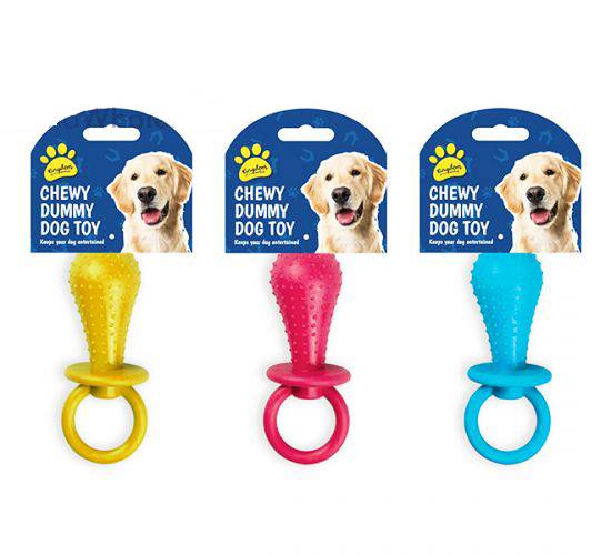 Kingdom Rubber Chewy Dummy Dog Toy
