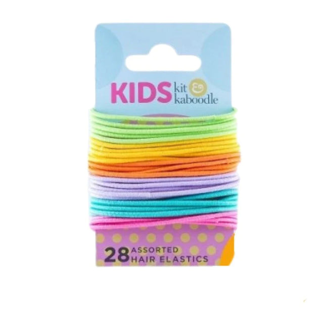 Kit & Kaboodle Hair Elastics Asst 28pk