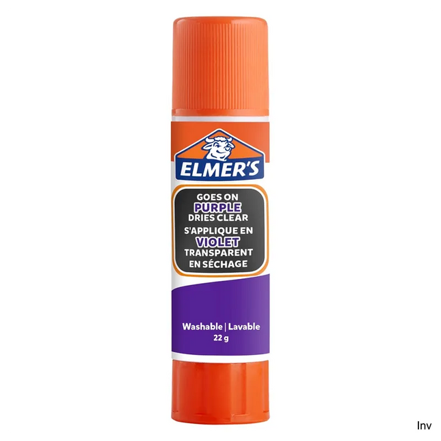 Elmer's Glue Stick Purple 22g