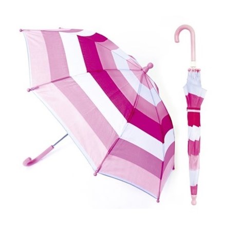 Kids Umbrella Pink Striped #270069